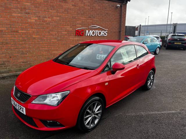 SEAT Ibiza 1.2 TSI I TECH Red 3dr Hatch. 1 Owner £35 TAX 55 MPG Hatchback Petrol Red