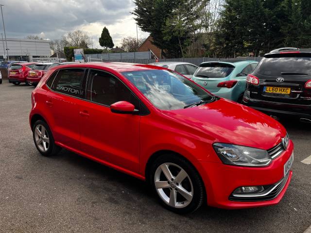 2014 Volkswagen Polo 1.4 TDI 90 SEL Red 5dr Hatch,