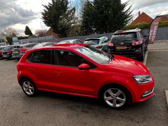 2014 Volkswagen Polo 1.4 TDI 90 SEL Red 5dr Hatch,