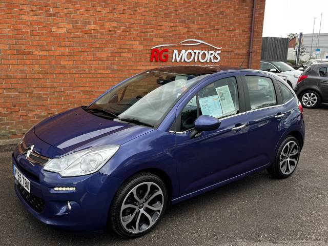 Citroen C3 1.2 PureTech Selection Blue 5dr Hatch, £20 TAX..62 MPG Hatchback Petrol Blue