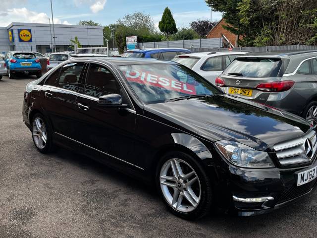 2013 Mercedes-Benz C Class 2.1 C250 CDI BlueEFFICIENCY AMG Sport Black 4dr Saloon