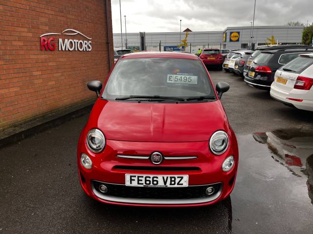 2016 Fiat 500 1.2 S Red 3dr Hatch, £30 TAX, 60 MPG, F.S.H. 1 OWNER