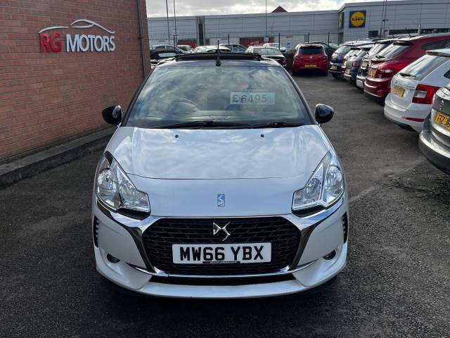 2016 Ds Ds 3 1.6 BlueHDi Elegance White 2dr Cabriolet, £0 TAX, 80 MPG, 1 OWNER