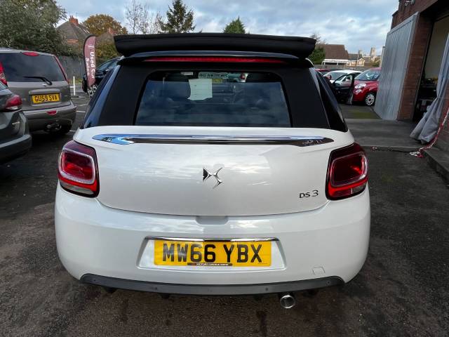 2016 Ds Ds 3 1.6 BlueHDi Elegance White 2dr Cabriolet, £0 TAX, 80 MPG, 1 OWNER