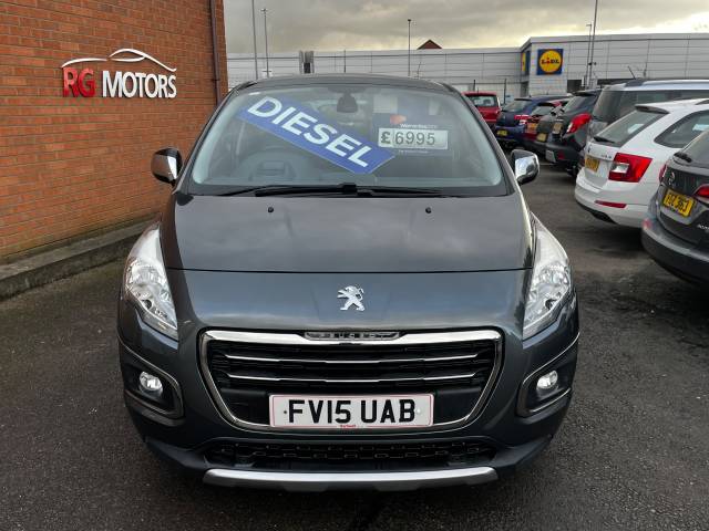 2015 Peugeot 3008 2.0 BlueHDi Allure Grey 5dr Hatch, £20 TAX, 68 MPG,