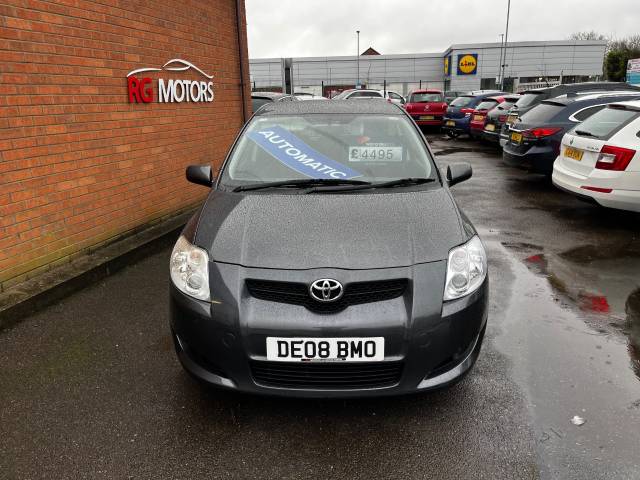 2008 Toyota Auris 1.6 VVTi T3 auto Grey 5dr Hatch, Low Miles Just 50k