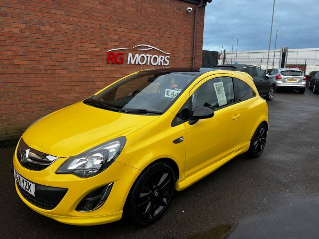 Vauxhall Corsa 1.2 Limited Edition Yellow 3dr Hatch, Ideal 1st Car Hatchback Petrol Yellow