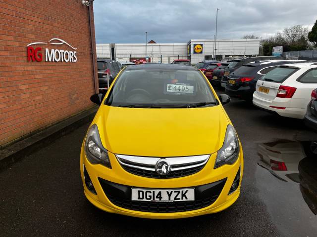 2014 Vauxhall Corsa 1.2 Limited Edition Yellow 3dr Hatch, Ideal 1st Car