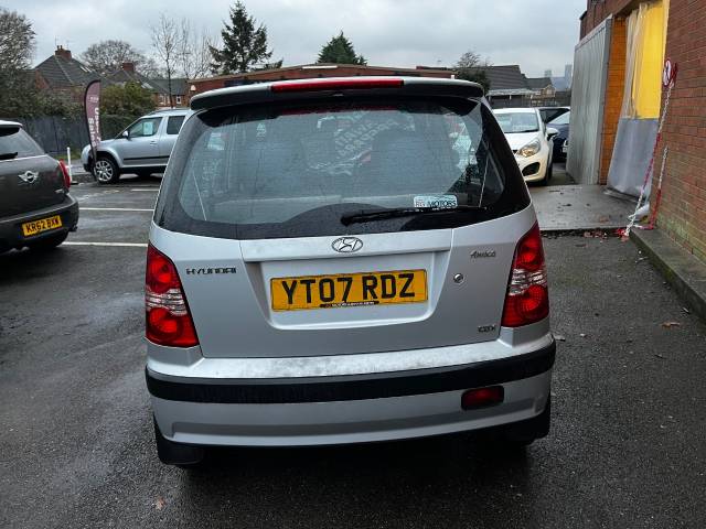 2007 Hyundai Amica 1.1 CDX Silver 5dr Hatch, 1 Owner, 30k Miles,