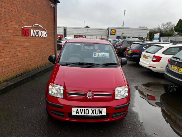 2010 Fiat Panda 1.2 Dynamic ECO Red 5dr Hatch, £35 TAX, 56 MPG F.S.H