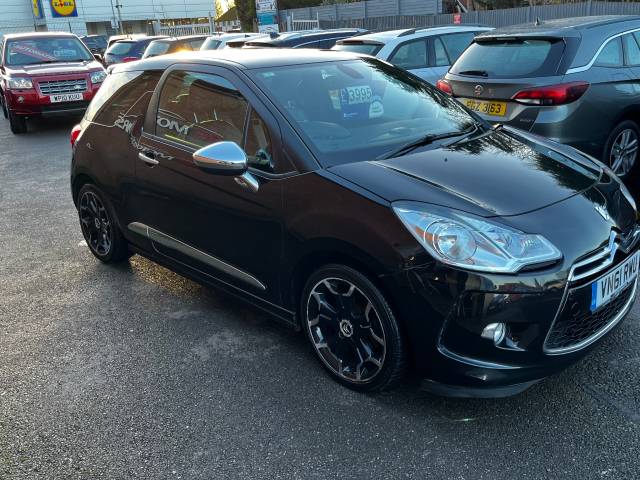 2012 Citroen DS3 1.6 e-HDi 110 Airdream DSport Plus Black 3dr Hatch