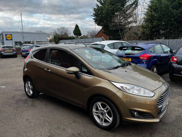 2012 Ford Fiesta 1.0 EcoBoost Zetec Brown 3dr Hatch, £0 TAX F.S.H.