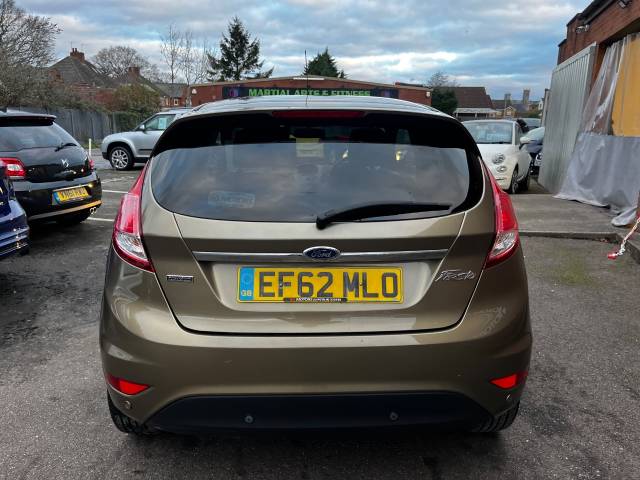 2012 Ford Fiesta 1.0 EcoBoost Zetec Brown 3dr Hatch, £0 TAX F.S.H.