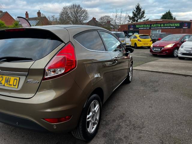 2012 Ford Fiesta 1.0 EcoBoost Zetec Brown 3dr Hatch, £0 TAX F.S.H.