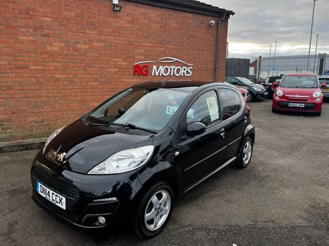 Peugeot 107 1.0 Allure Black 5dr Hatch, £0 TAX, 66 MPG Hatchback Petrol Black