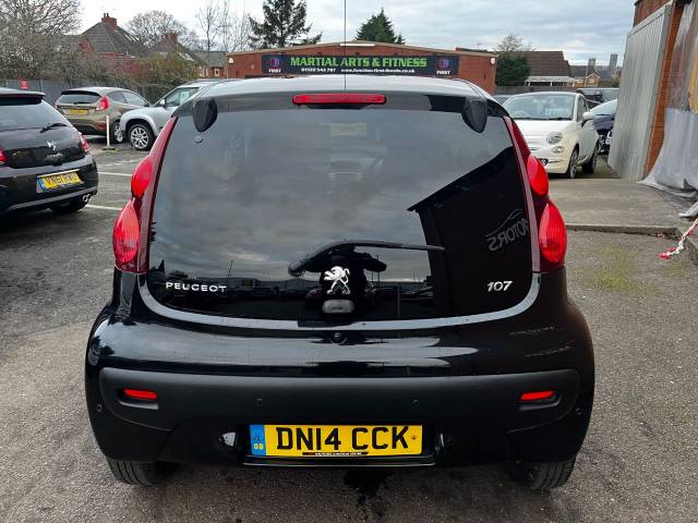 2014 Peugeot 107 1.0 Allure Black 5dr Hatch, £0 TAX, 66 MPG