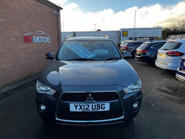 2012 Mitsubishi Outlander 2.2 DI-D GX4 Grey 5dr Estate, F.S.H, 7 SEATS