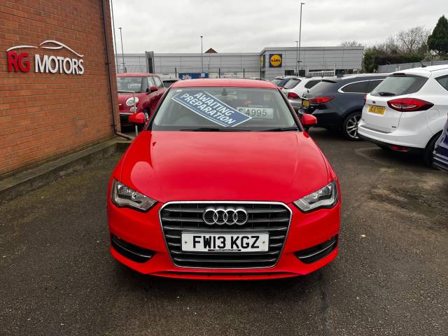 2013 Audi A3 1.6 TDI SE Red 5dr Hatch, £0 TAX, 75 MPG