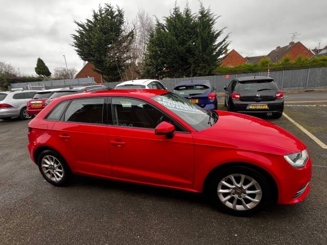 2013 Audi A3 1.6 TDI SE Red 5dr Hatch, £0 TAX, 75 MPG