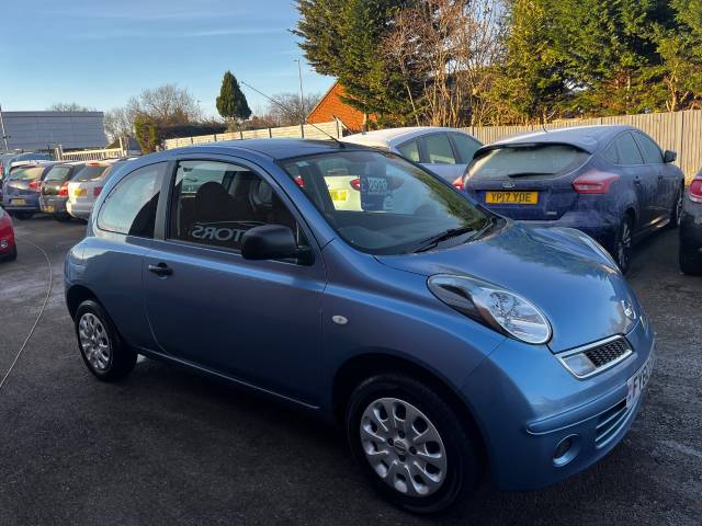 2010 Nissan Micra 1.2 80 Visia Blue 3dr Hatch,