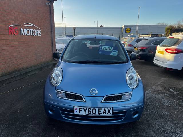 2010 Nissan Micra 1.2 80 Visia Blue 3dr Hatch,