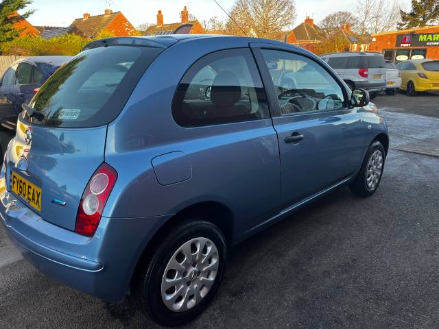 2010 Nissan Micra 1.2 80 Visia Blue 3dr Hatch,