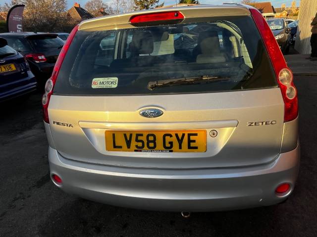 2008 Ford Fiesta 1.4 16v Zetec Silver 5dr Hatch