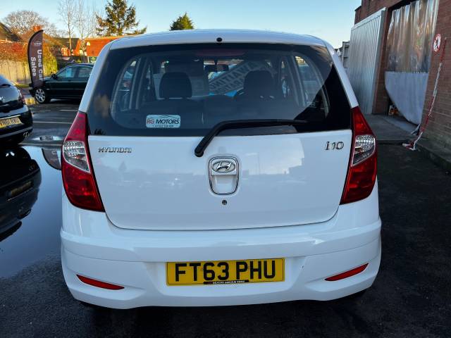 2014 Hyundai i10 1.2 ACTIVE WHITE 5dr HATCH, £20 TAX, 62 MPG, F.S.H