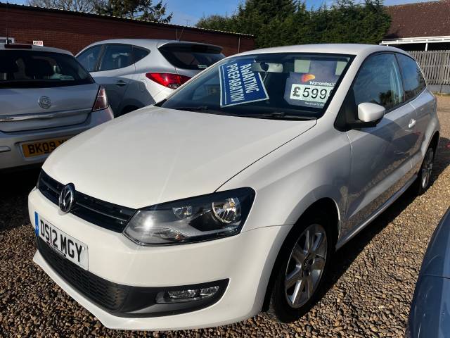 2012 Volkswagen Polo 1.2 TDI Match White 3dr Hatch