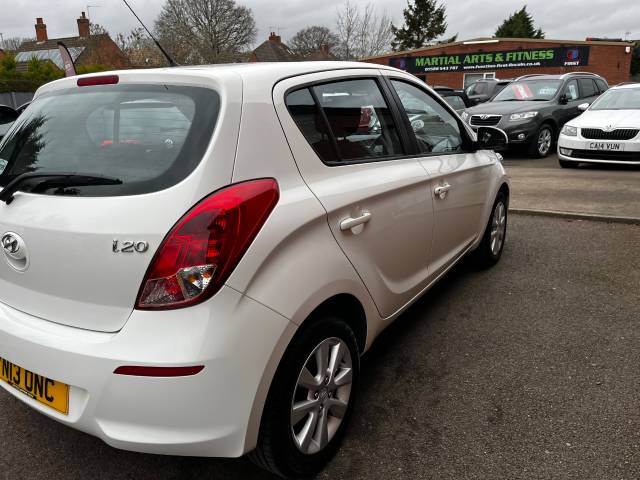 2013 Hyundai i20 1.2 ACTIVE WHITE 5dr HATCH, PX WELCOME