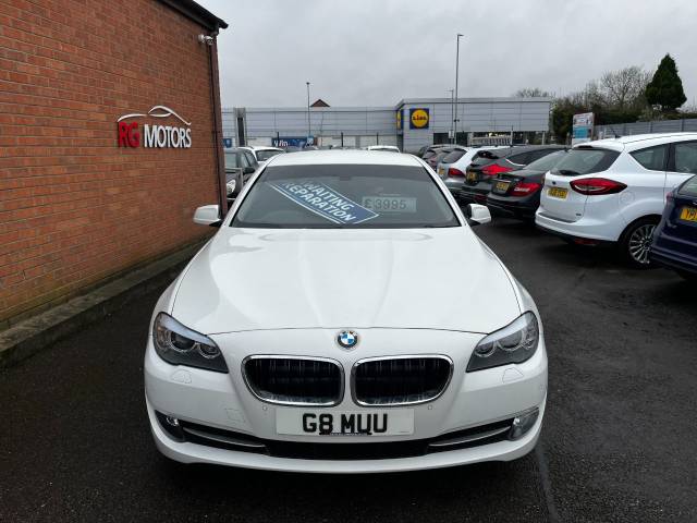 2012 BMW 5 Series 2.0 520d SE Step Auto White 4dr Saloon