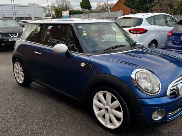 2007 Mini Hatchback 1.6 Cooper Blue 3dr Hatch