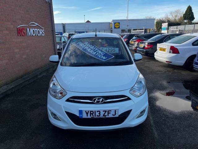 2013 Hyundai i10 1.2 ACTIVE WHITE 5dr HATCH, ONLY 30k MILES F.SH