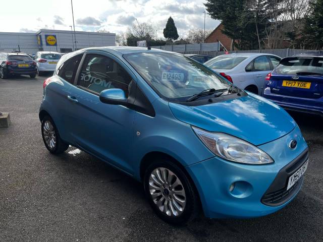 2010 Ford Ka 1.2 Zetec Blue 3dr Hatch, £35 TAX, 55 MPG,