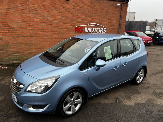 Vauxhall Meriva 1.4i 16V Tech Line Blue 5dr MPV 40k MILES MPV Petrol Blue