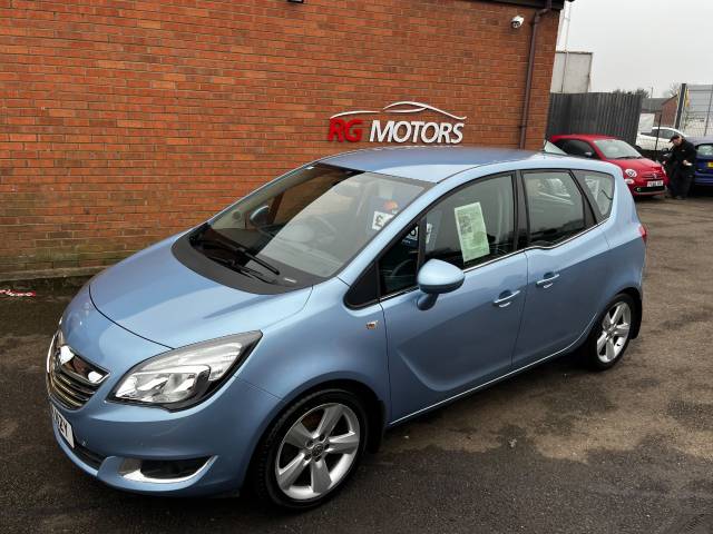 Vauxhall Meriva 1.4i 16V Tech Line Blue 5dr MPV 40k MILES MPV Petrol Blue