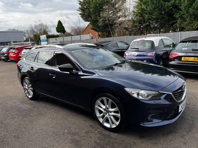 2014 Mazda 6 2.2d Sport Nav Blue 5dr Estate, Great Spec, 1 Owner,