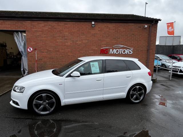 2012 Audi A3 2.0 TDI S LINE [140] SPORT EDITION White 5dr Hatch