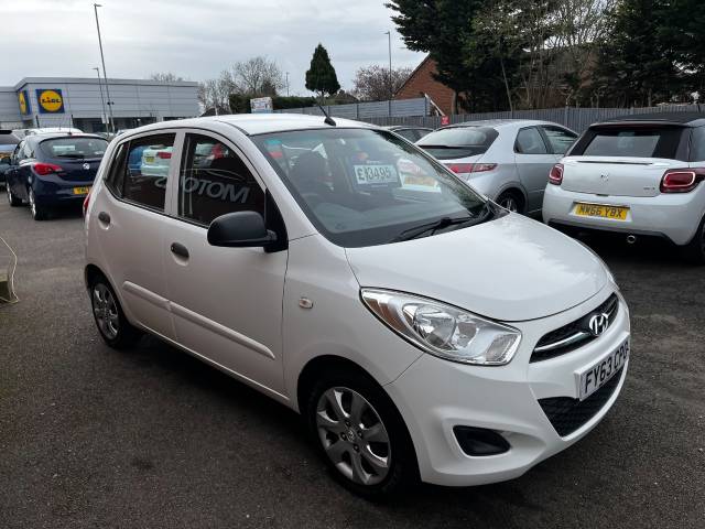 2013 Hyundai i10 1.2 Classic White 5dr Hatch,