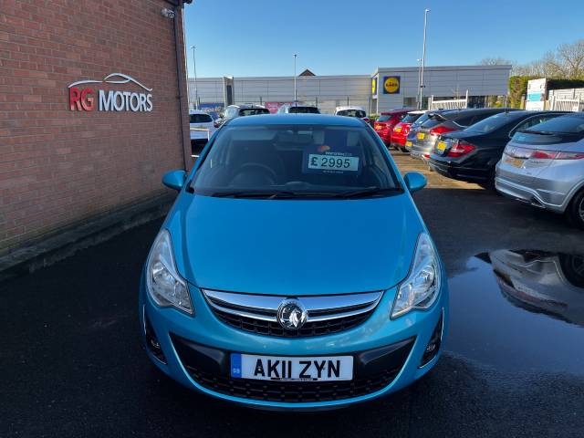 2011 Vauxhall Corsa 1.2 Excite Blue 3dr Hatch [NAV]