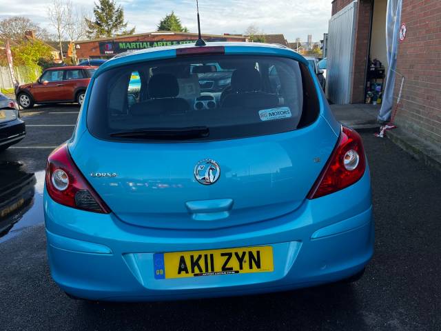 2011 Vauxhall Corsa 1.2 Excite Blue 3dr Hatch [NAV]