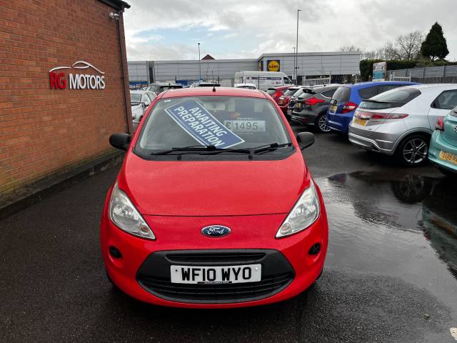 2010 Ford Ka 1.2 Studio Red 3dr Hatch