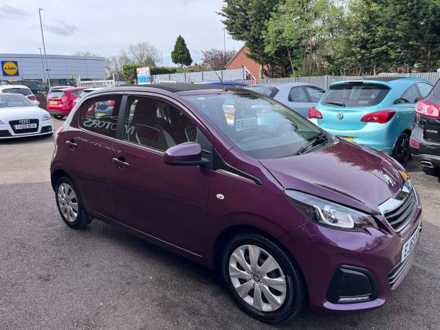 2015 Peugeot 108 1.0 Active Purple 5dr Hatch, £0 TAX 68 MPG