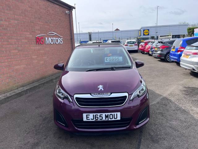 2015 Peugeot 108 1.0 Active Purple 5dr Hatch, £0 TAX 68 MPG