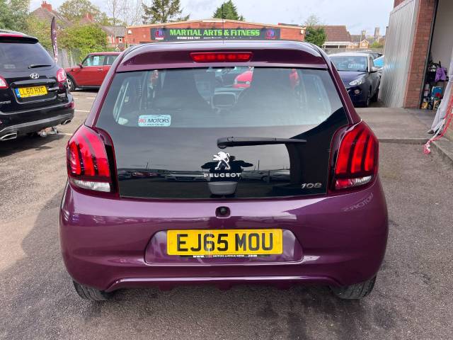 2015 Peugeot 108 1.0 Active Purple 5dr Hatch, £0 TAX 68 MPG