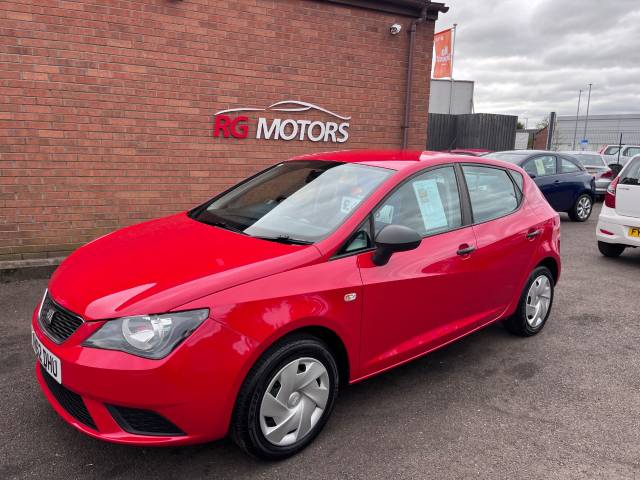 SEAT Ibiza 1.2 S Red 5dr [AC] ONLY 27k MILES Hatchback Petrol Red