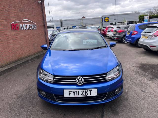 2011 Volkswagen Eos 2.0 TDI BlueMotion Tech Sport Blue 2dr Convertible