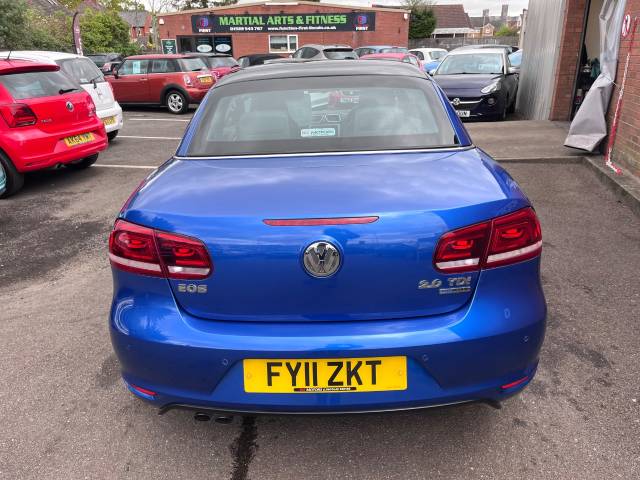 2011 Volkswagen Eos 2.0 TDI BlueMotion Tech Sport Blue 2dr Convertible