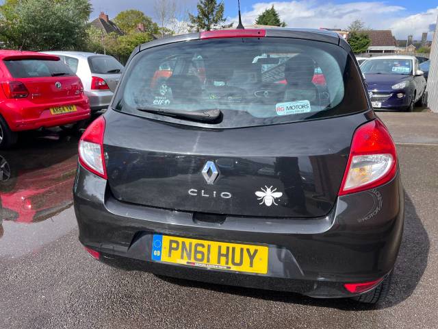 2011 Renault Clio 1.2 16V I-Music Black 3dr Hatch