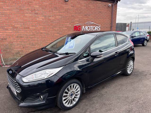 Ford Fiesta 1.0 EcoBoost Titanium Black 3dr Hatch Hatchback Petrol Black